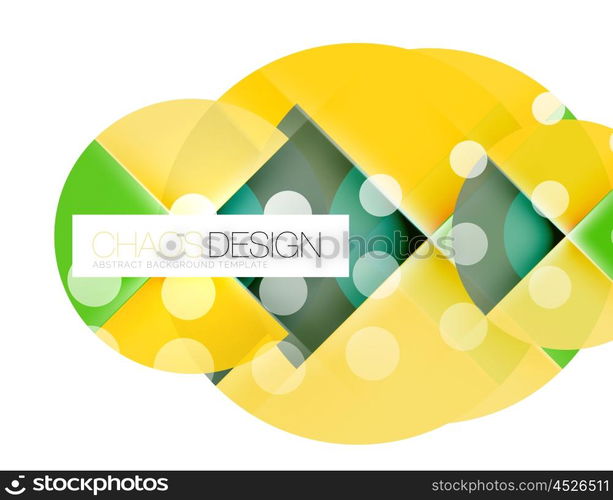 Round shape elements composition. Abstract background. Round shape elements composition. Abstract vector background