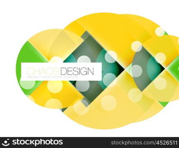 Round shape elements composition. Abstract background. Round shape elements composition. Abstract vector background