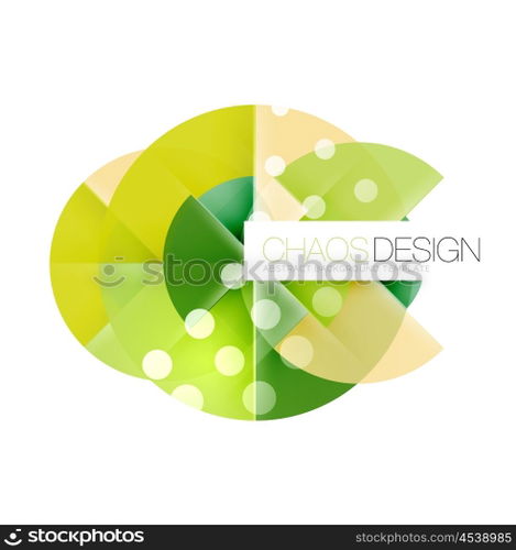 Round shape elements composition. Abstract background. Round shape elements composition. Abstract vector background