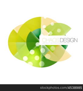 Round shape elements composition. Abstract background. Round shape elements composition. Abstract vector background