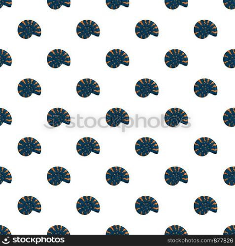 Round shell pattern seamless vector repeat for any web design. Round shell pattern seamless vector