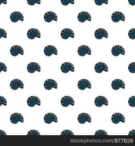 Round shell pattern seamless vector repeat for any web design. Round shell pattern seamless vector