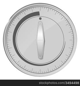round switch. vector
