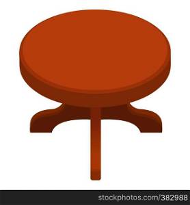 Round table icon. Cartoon illustration of round table vector icon for web. Round table icon, cartoon style