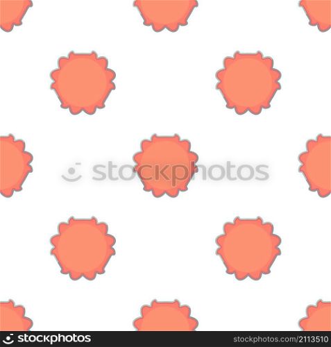 Round tag pattern seamless background texture repeat wallpaper geometric vector. Round tag pattern seamless vector