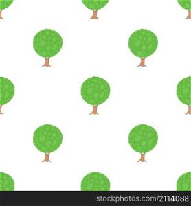 Round tree pattern seamless background texture repeat wallpaper geometric vector. Round tree pattern seamless vector