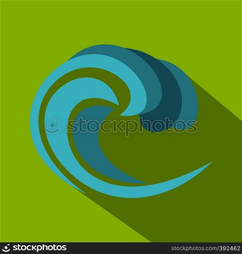 Round wave icon. Cartoon illustration of round wave vector icon for web. Round wave icon, cartoon style