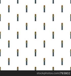 Round zip pattern seamless vector repeat for any web design. Round zip pattern seamless vector