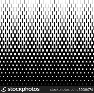 Rounded lines halftone seamless pattern. Rounded lines halftone seamless pattern. Monochrome backdrop texture, vector illustration