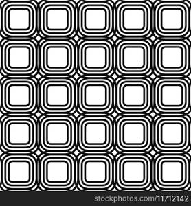 Rounded square grid pattern design background Vector Image