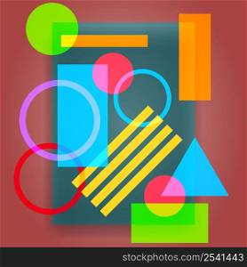 rounding fashion minimal cover colorful geometric cover