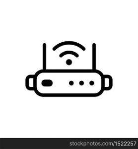 router icon logo illustration design