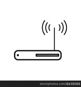 router icon stock illustration design