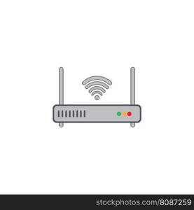 router icon vector illustration template design