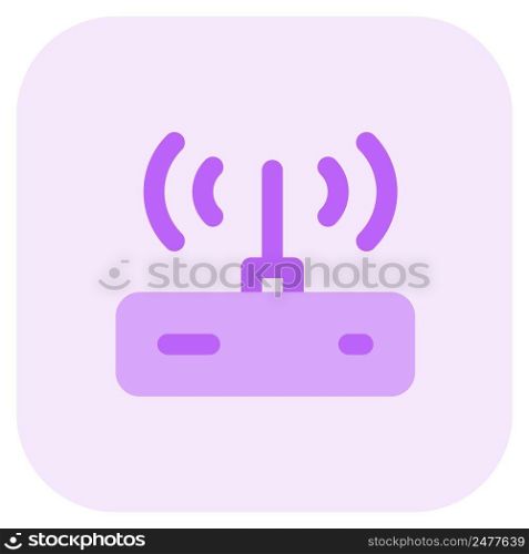 Router with antenna for non-stop internet