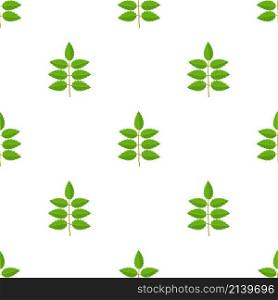 Rowan leaf pattern seamless background texture repeat wallpaper geometric vector. Rowan leaf pattern seamless vector