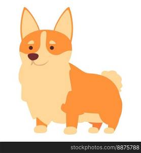 Royal dog icon cartoon vector. Puppy baby. Happy animal. Royal dog icon cartoon vector. Puppy baby