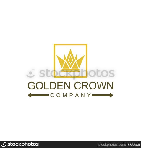 Royal King Queen Crown Elegant Luxury logo design