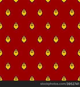Royal seamless pattern for mantle. Vector illustration for King&#xA;