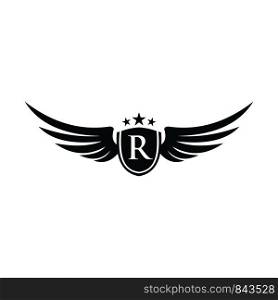 Royal Wings logo template