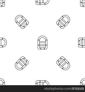 Rubber boat pattern seamless vector repeat geometric for any web design. Rubber boat pattern seamless vector