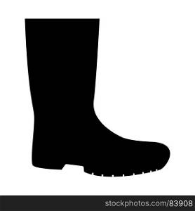 Rubber boots icon .