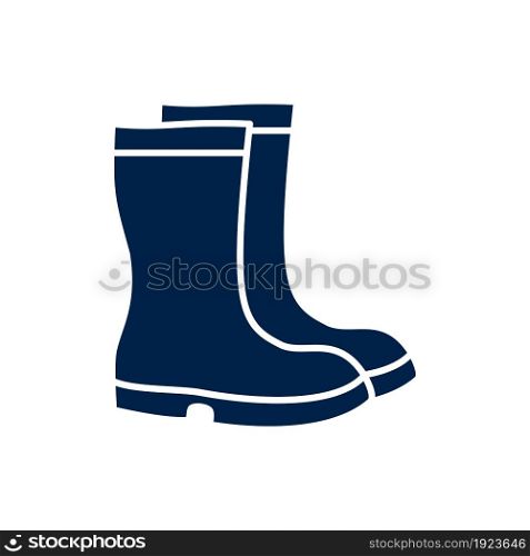 Rubber Boots icon vector illustration. Creative sign from rubber boots icons collection. Filled flat Rubber Boots icon for computer and mobile. Symbol, logo vector graphics.