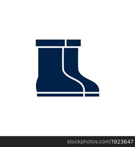 Rubber Boots icon vector illustration. Creative sign from rubber boots icons collection. Filled flat Rubber Boots icon for computer and mobile. Symbol, logo vector graphics.