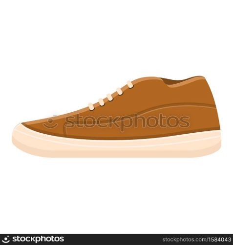 Rubber sneakers icon. Cartoon of rubber sneakers vector icon for web design isolated on white background. Rubber sneakers icon, cartoon style
