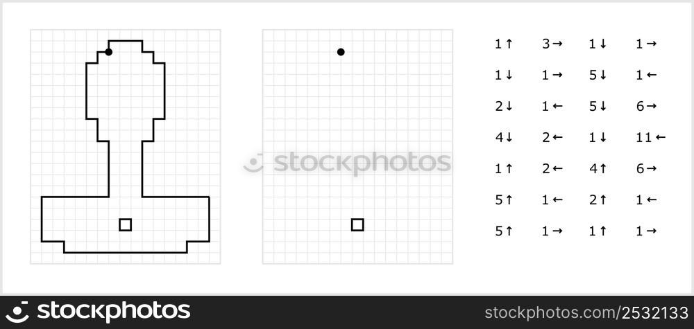 Rubber Stamp Graphic Dictation Drawing, Office Rubber Stamp, Icon, Vector Art Illustration, Drawing By Cells