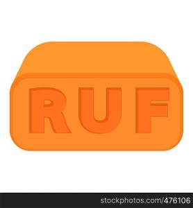 RUF icon. Cartoon illustration of RUF vector icon for web. RUF icon, cartoon style