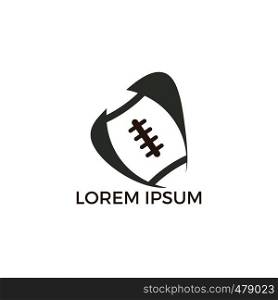 Rugby logo design. football logo design. American Logo Sport.