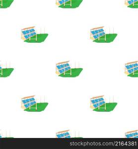 Rugby stadium pattern seamless background texture repeat wallpaper geometric vector. Rugby stadium pattern seamless vector