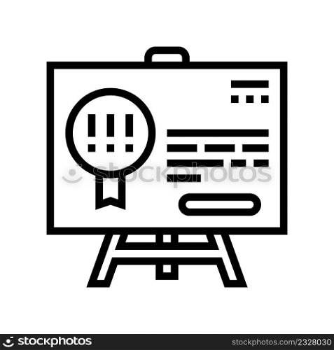 rule company line icon vector. rule company sign. isolated contour symbol black illustration. rule company line icon vector illustration