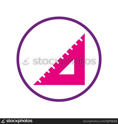 Ruler icon vector design templates on white background