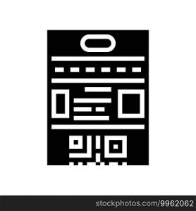 rules lotto glyph icon vector. rules lotto sign. isolated contour symbol black illustration. rules lotto glyph icon vector illustration