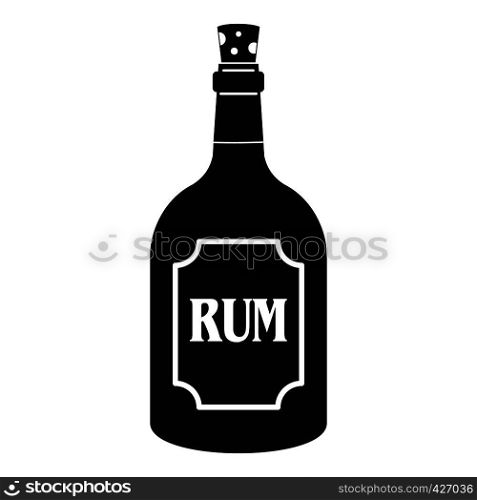 Rum icon. Simple illustration of rum vector icon for web. Rum icon, simple style