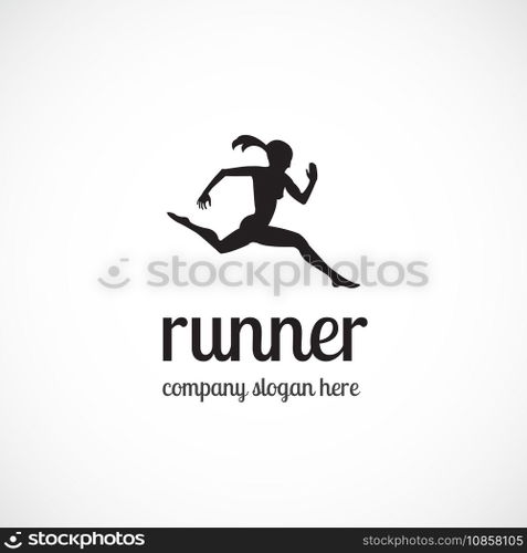 Runner vector image