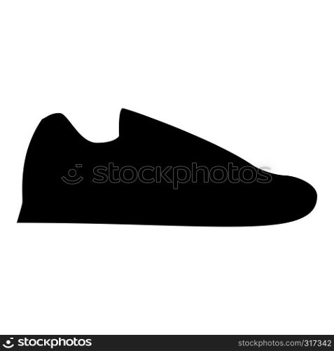 Running shoes Sneakers Sport shoes Run shoe icon black color vector illustration flat style simple image