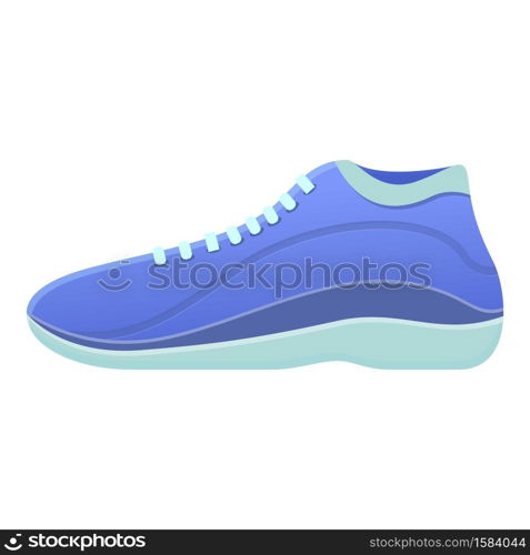 Running sneakers icon. Cartoon of running sneakers vector icon for web design isolated on white background. Running sneakers icon, cartoon style