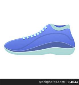 Running sneakers icon. Cartoon of running sneakers vector icon for web design isolated on white background. Running sneakers icon, cartoon style