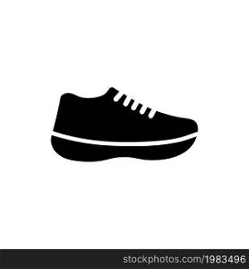 Running Sports Shoe, Fitness Sneakers. Flat Vector Icon illustration. Simple black symbol on white background. Running Sports Shoe, Fitness Sneakers sign design template for web and mobile UI element. Running Sports Shoe, Fitness Sneakers. Flat Vector Icon illustration. Simple black symbol on white background. Running Sports Shoe, Fitness Sneakers sign design template for web and mobile UI element.