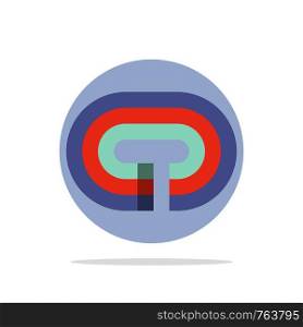 Running, Stadium, Surface, Track Abstract Circle Background Flat color Icon