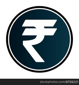 Rupee currency icon vector illustration design