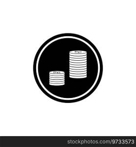 rupiah money icon vector template illustration logo design