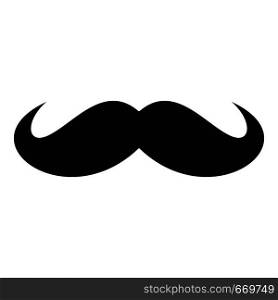 Russia mustache icon. Simple illustration of russia mustache vector icon for web. Russia mustache icon, simple style.