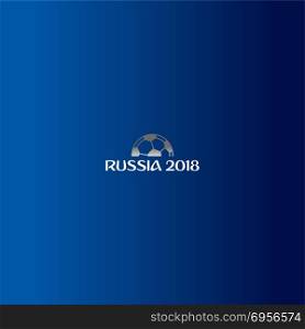 russia soccer tournament 2018. russia soccer tournament 2018 theme vector art illustration