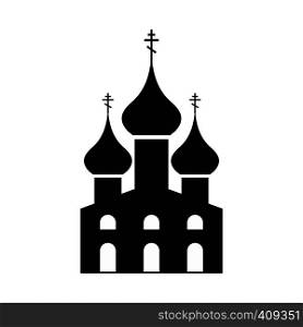 Russian orthodox church simple icon isolated on white background. Russian orthodox church simple icon