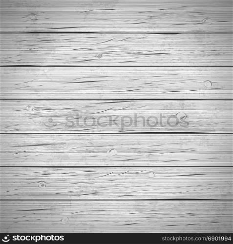 Rustic wood planks vintage background. Vector illustration.