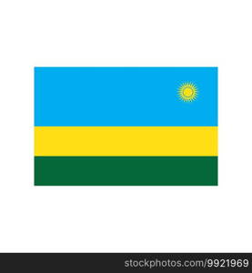 Rwanda Flag icon,vector illustration background